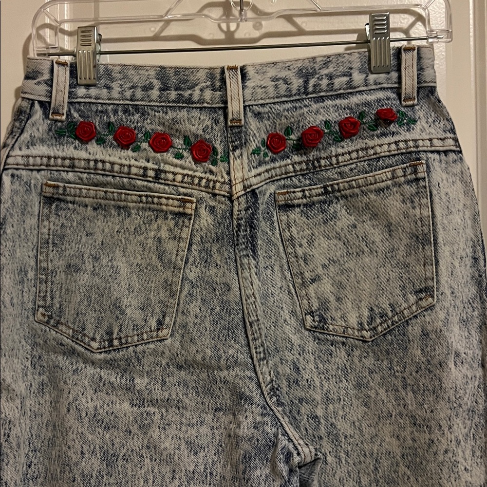 Womens Gitano vintage Acid Wash Jeans